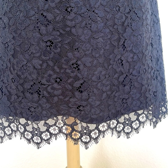 Phoebe Couture black Lace Dress SZ 4 Cap Sleeve. - Picture 10 of 11